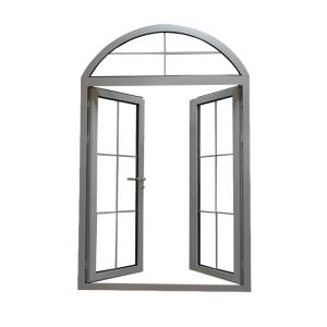 Quality 2.0mm Profile Double Tempered Glass Aluminiumfrench Doors For Heat Insulation wholesale