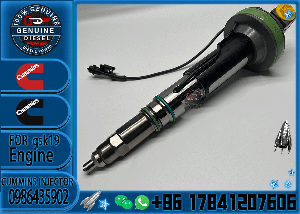 High performance QSK19 QSK38 QSK60 Engine Fuel Injector 2882077 0986435901 F00BJ00006 0986435902