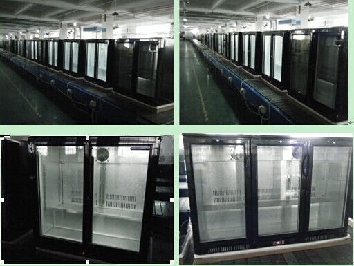 138L Stainless Steel Back Bar Cooler 2 swing glass doors (Sliding doors available too)