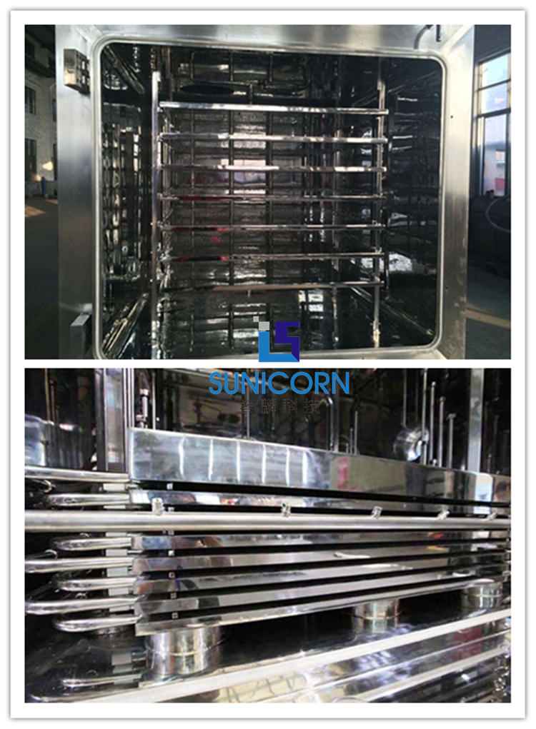 High Safety Industrial Food Lyophilizer Excellent Temperature Control