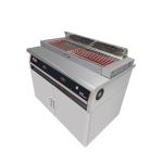 Stainless Steel Electric Commercial Barbecue Grills with Downdraft Exhaust