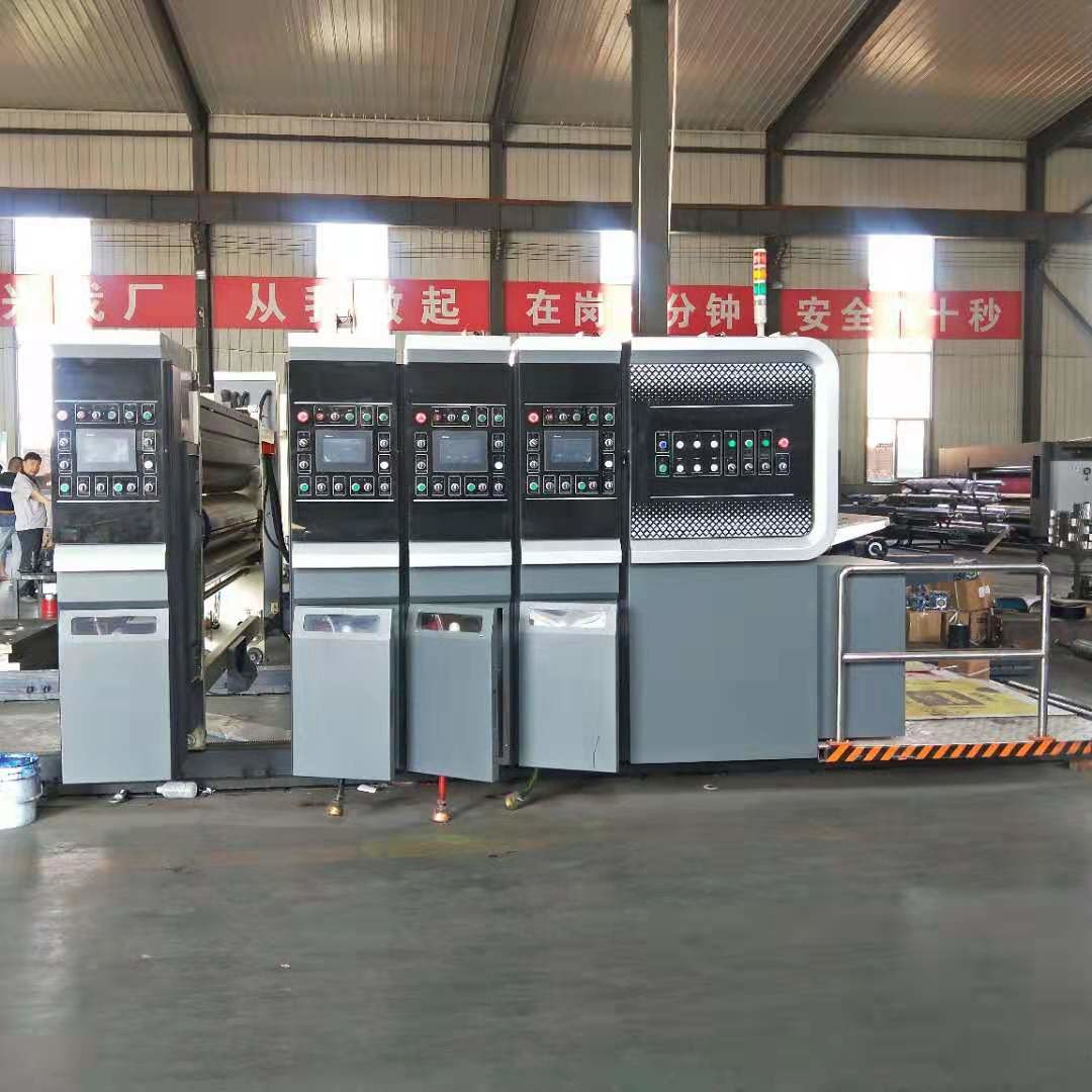 Polychrome Cardboard Printing Flexo Printing Machinery Mechanical Driven Type