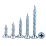 Zinc Plated Stainless Steel Self Tapping Screws 10-50mm Length M6 Self Drilling