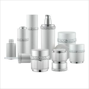 Quality Personal Care Empty Cream Jars Diamond Cosmetic Packaging 30g 50g wholesale