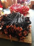 25FT 2 GA Connecting Booster Cables Heavy Duty Jumper Cables For Semi Trucks