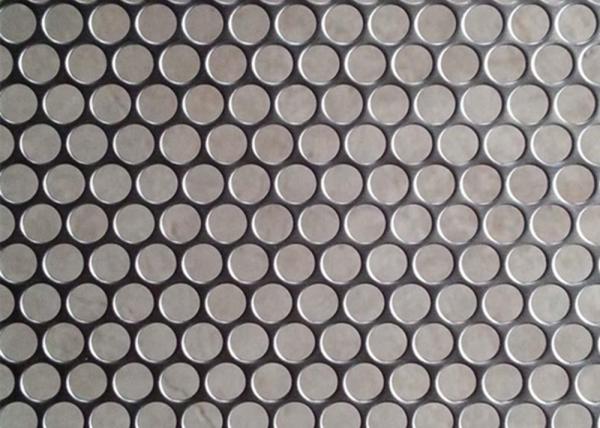 Cheap PVDF Round Hole Perforated Metal Mesh 1.22*2.44m for sale