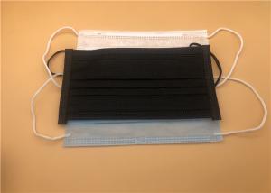 Quality Earloop Style Disposable Medical Masks Non Toxic Low Breathing Resistance wholesale