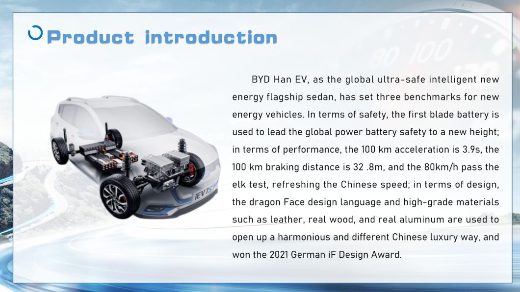 China Byd Han EV Super Sport Car Electric Coupe Car Intelligent Luxury Car Sedan