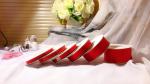 Single Face Wired Edge Christmas Ribbon Eco Friendly Polyester Material