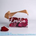 Clear Flower Girl Basket For Wedding - Acrylic Wedding Basket Decoration,