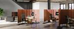 Sound Absorption Polyester Fiber Acoustic Office Space Divider 9mm 12mm