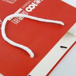 200gsm White Card Food Paper Bag For Restaurant PMS Printing