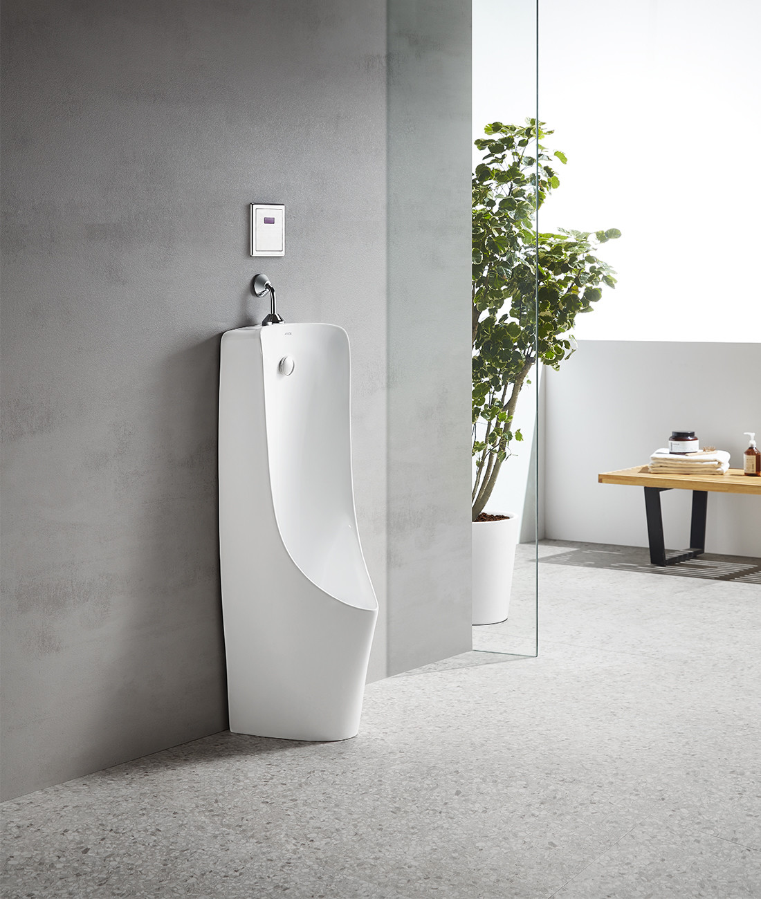 Ceramic Glazed Floorstanding Urinal Top / Back Water Inlet 362x353x1010mm