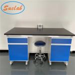 Metal Blue Chemistry Lab Workbench Acid Resistant C Frame H Frame