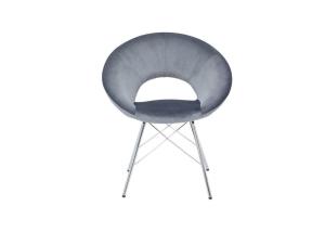 Quality Velvet Seat Steel Frame 450mm 800mm 8KGS Modern Leisure Chair wholesale
