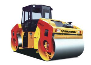 Quality Full hydraulic 14 ton Double Drum Vibratory Road Roller with auto Sprinkling water system wholesale
