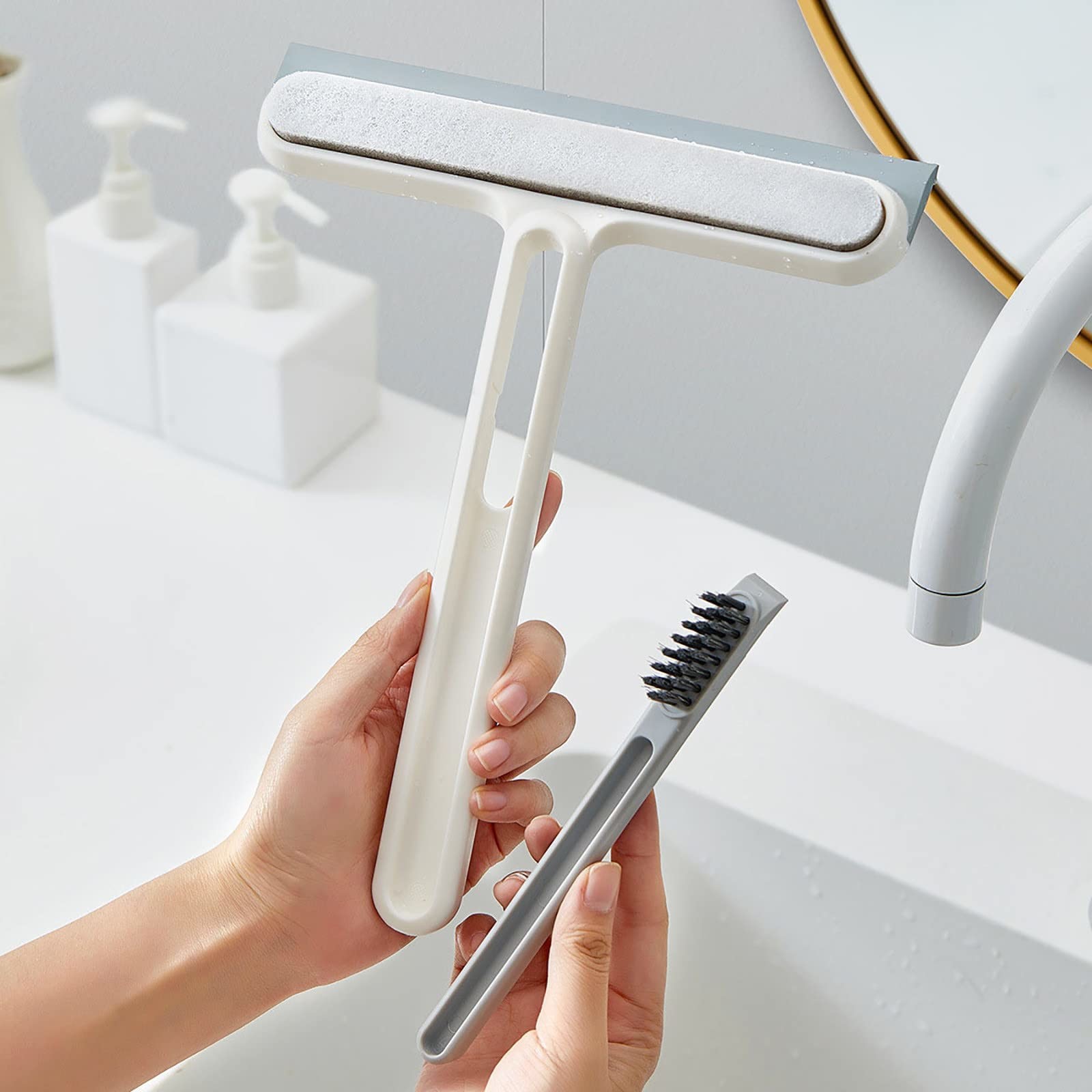 4 In 1 household Window Cleaning Brush Customized Plastic Material