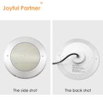 18W 316SS Underwater Wall Mounted LED Pool Light 230MM DC12V 252pcs SMD2835 Warm