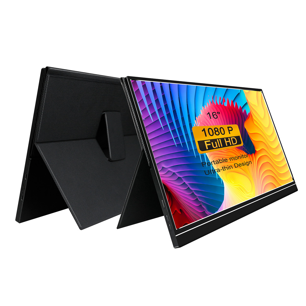 LED Backlight Full HD 1080P 16 Portable Monitor For Smartphone / Laptop