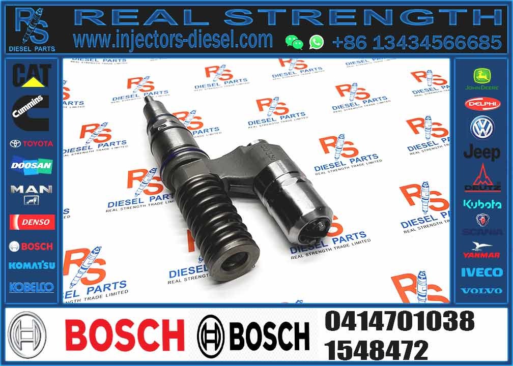 Genuine unit diesel fuel injector 0414701038, 0414701039, 0414701063 for SCANIA R500 1548472, 1766553, 1539350