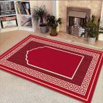 Worship Crystal Velvet Floor Carpets Shag Area Rugs For Ancient Week Pray