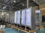 Commercial Triple Glass Freezer 4 Doors Upright Display Refrigerator