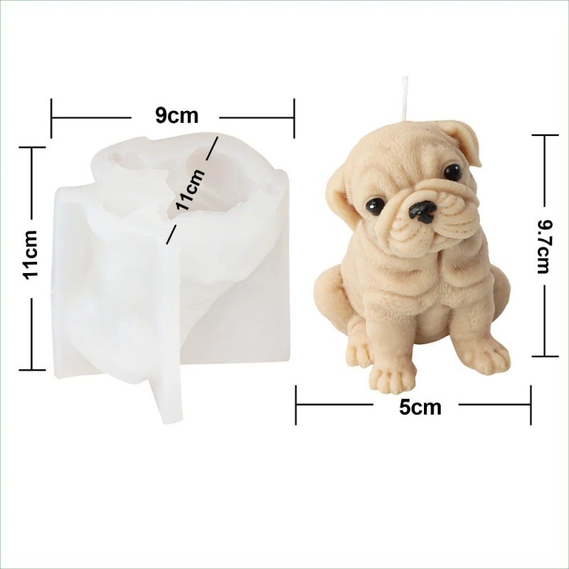 Customized DIY Silicone 3D Animal Candle Mould for Soap and Chocolate Christmas Gift