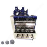 Combined Stainless Steel Scrubber Making Machine 5 Ball 5 Head Scourer For