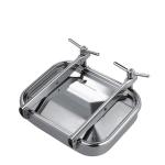 Sanitary Stainless Steel Manhole Cover Single Arm Low Pressure 304 316 Tank