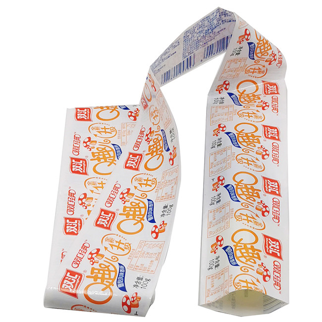 40mm Caliber Logo Flexography Printing Plastic Sausage Casings For Sausages