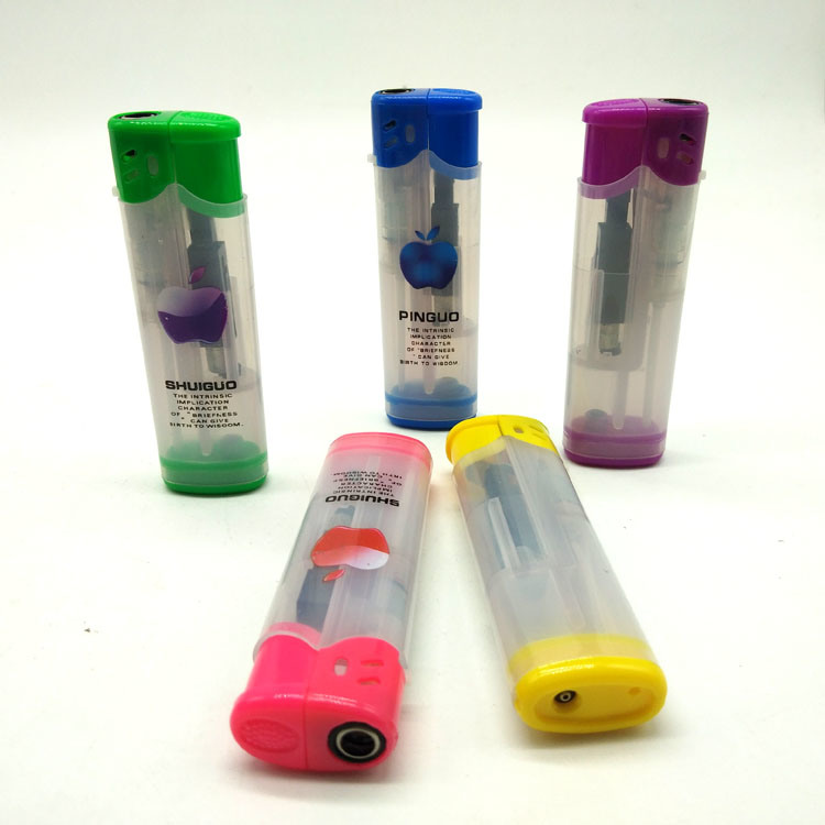 British Style Kid Resistant Pusher Design ISO9994 Standard Windproof Lighter