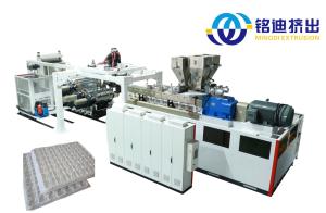 Quality 820mm Width PET Sheet Extruder Machine Single Twin Screw High Production Efficiency wholesale