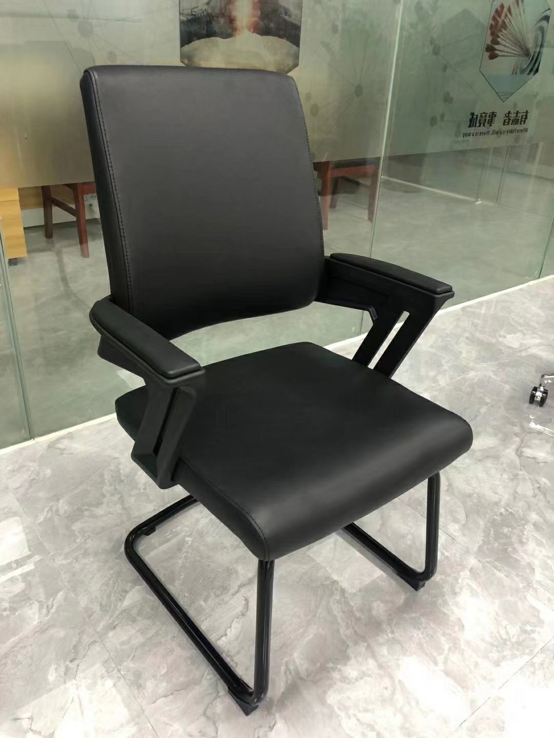 Character Revolving Ergonomic Office Chair with Lumbar Support Mesh Design and Armrests