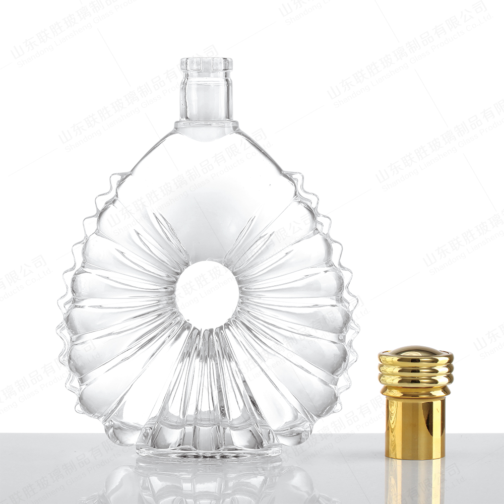 Liquor Bottle Empty Clear Glass Wine Vodka Rum Brandy Whisky Bottle 750ml 1000ml