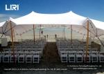 Large Khaki Color 200 Seated Outdoor Stretch Tents for Carnival Wedding Beach