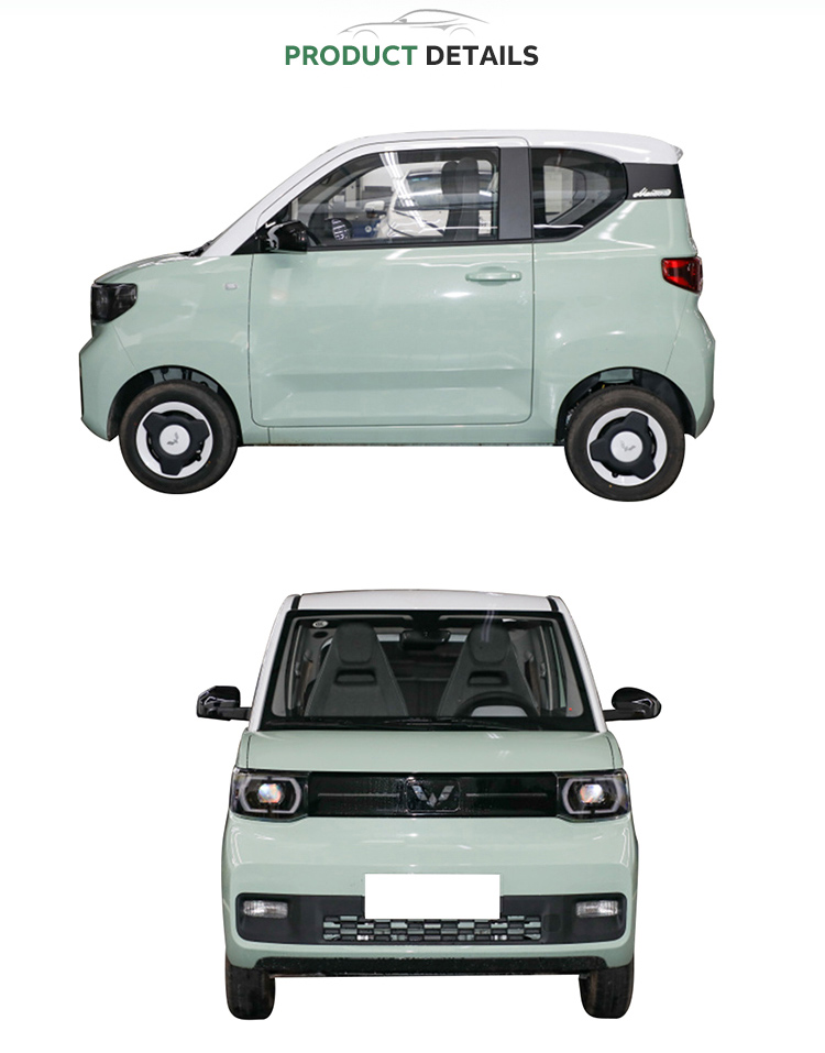 170km NEDC Max. Range Wuling Hongguang Mini EV Electric Car for and Powerful Performance