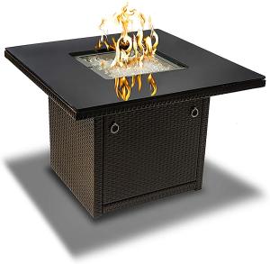 Quality 28 Inch SUS Square Propane Fire Table External Metal Switch wholesale