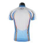 100% Polyester Cycling Sports Clothing / Custom Bike Jersey With Full Zip