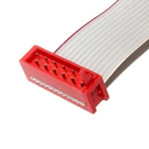 Quality UL2651 12 Pin Ribbon Cable , 30AWG Idc Connector Cable 1.27mm Pitch wholesale