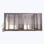 Mobile Shop House Modern 20ft Prefab Steel Container Clothing Store Kiosk with