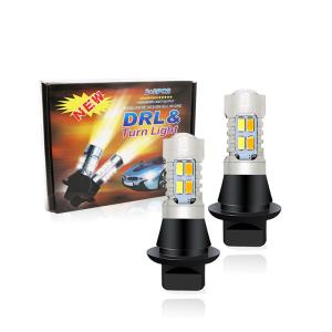 Quality 5630 20SMD Led Turn Signal Bulbs Double Color 7440 T20 BA15S 1156 BAU15S wholesale