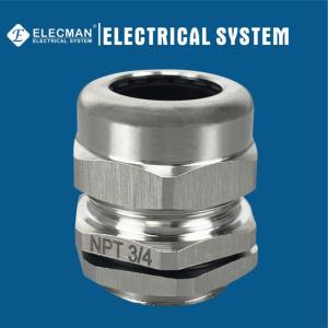Quality SS304/SS316 Stainless Steel Waterproof Cable Gland Threaded Type wholesale