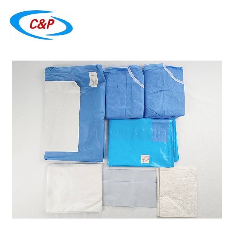 Hospital Supplies Disposable Cesarean C-Section Disposable Surgical Pack CE ISO