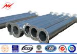 Distribution Steel Tubular Pole , Galvanized Steel Transmission Pole Tower