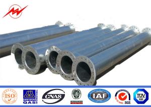 Quality Distribution Steel Tubular Pole , Galvanized Steel Transmission Pole Tower wholesale