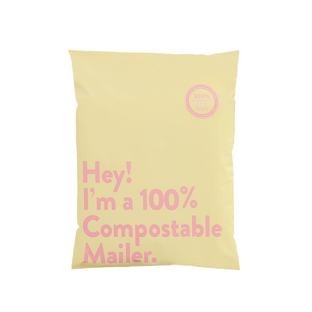 Degradable & Compostable PBAT Cornstarch PLA Branded Shipping Bags