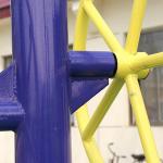 Ground Mounted Outdoor Fitness Equipment Multiapplication Galvanized Steel