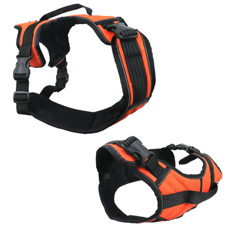 Washable Training Pet Harness Adjustable Neck Ventilated Reflective For Dogs