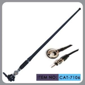 Quality Truck Am Fm Rubber Car Antenna For Black Pvc Mast Chrome Zinc Alloy wholesale