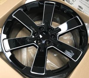 Quality 22&quot; Silverado Rally CK162 5662 Wheels Rims Black Milled Sierra Yukon 6x5.5 wholesale